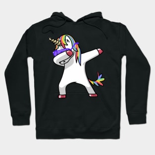 Dabbing Unicorn Funny Shirt Dab Hip Hop T-Shirt Hoodie